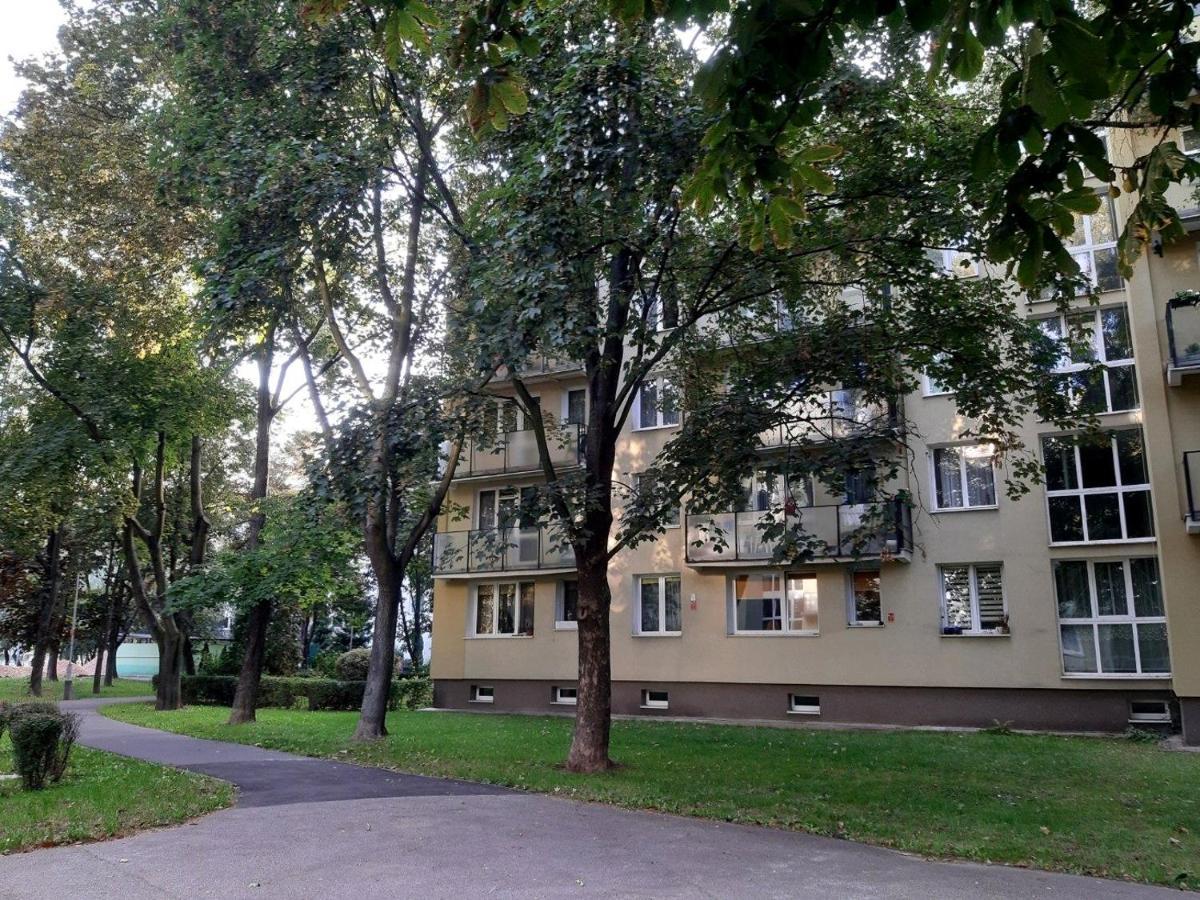 Ferienwohnung Apartament Luxury Business Saska Kepa Warschau Exterior foto