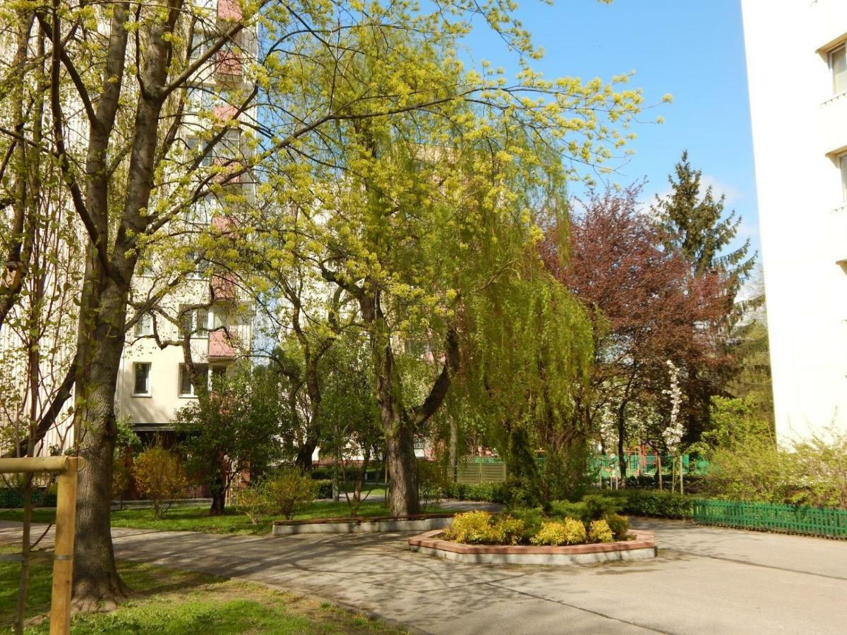 Ferienwohnung Apartament Luxury Business Saska Kepa Warschau Exterior foto